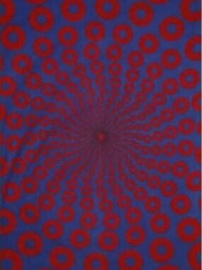 Phish 3D Donut Vibes Tapestry ~ w/Corner Loops ~ 100% Cotton ~ 30" x 45" ~ New!